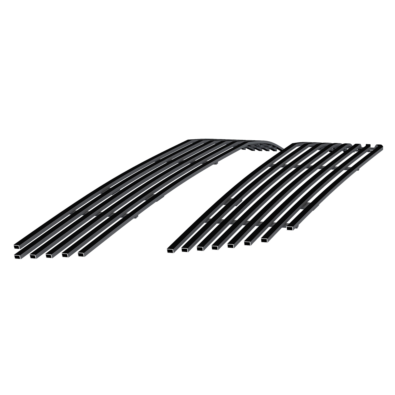 2009-2012 Chevy Traverse Main Upper Black Stainless Steel Billet Grille