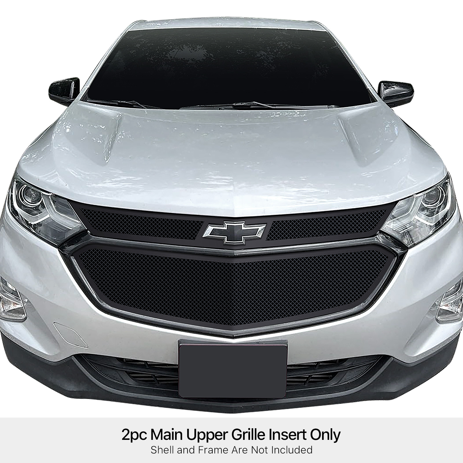 2018-2021 Chevy Equinox Only Fits Honeycomb Style OE Grille Main Upper Black Wire Mesh Grille