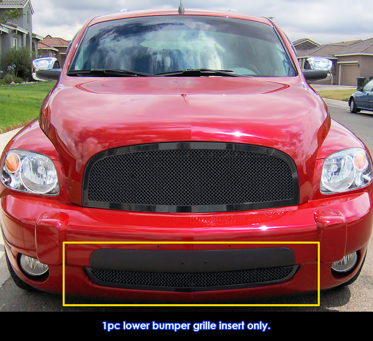 2006-2011 Chevy HHR Not For SS model Lower Bumper Black Wire Mesh Grille