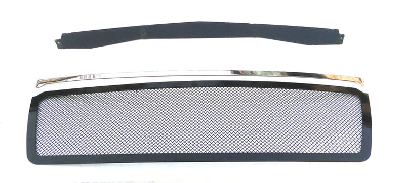 2007-2013 Chevy Avalanche /2007-2014 Chevy Suburban /2007-2014 Chevy Tahoe Not For Hybrid Main Upper Black Wire Mesh Grille