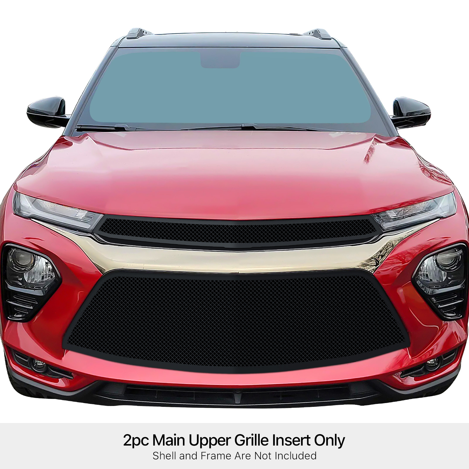 2021-2023 Chevy Trailblazer RS Main Upper Black Wire Mesh Grille