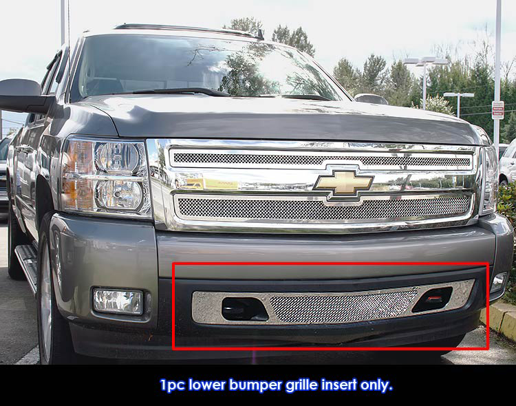 2007-2013 Chevy Silverado 1500 Lower Bumper Wire Mesh Grille