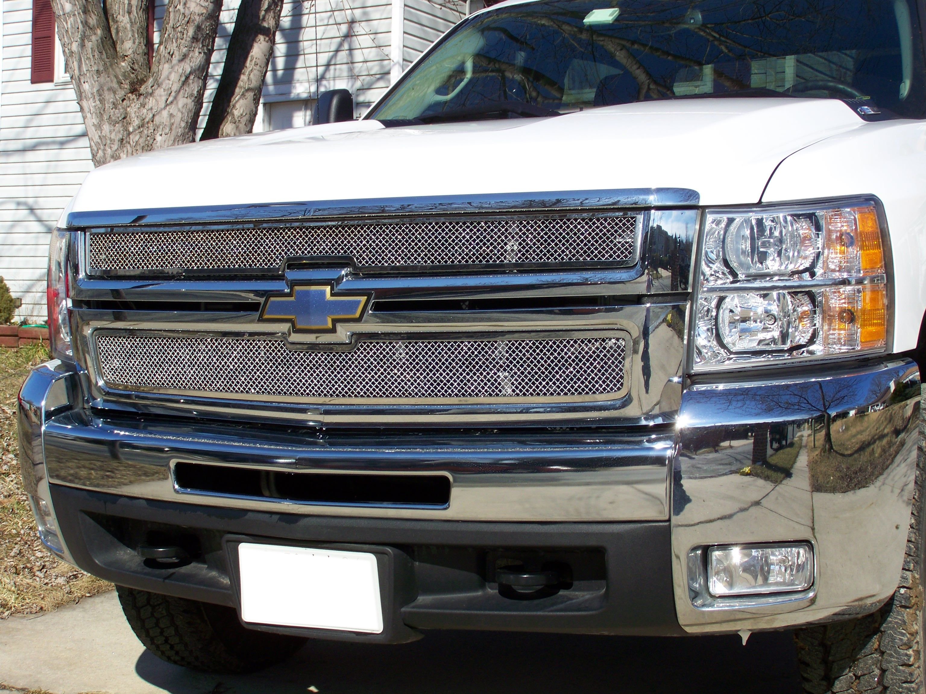 2007-2010 Chevy Silverado 3500 HD /2007-2010 Chevy Silverado 2500 HD Main Upper Wire Mesh Grille