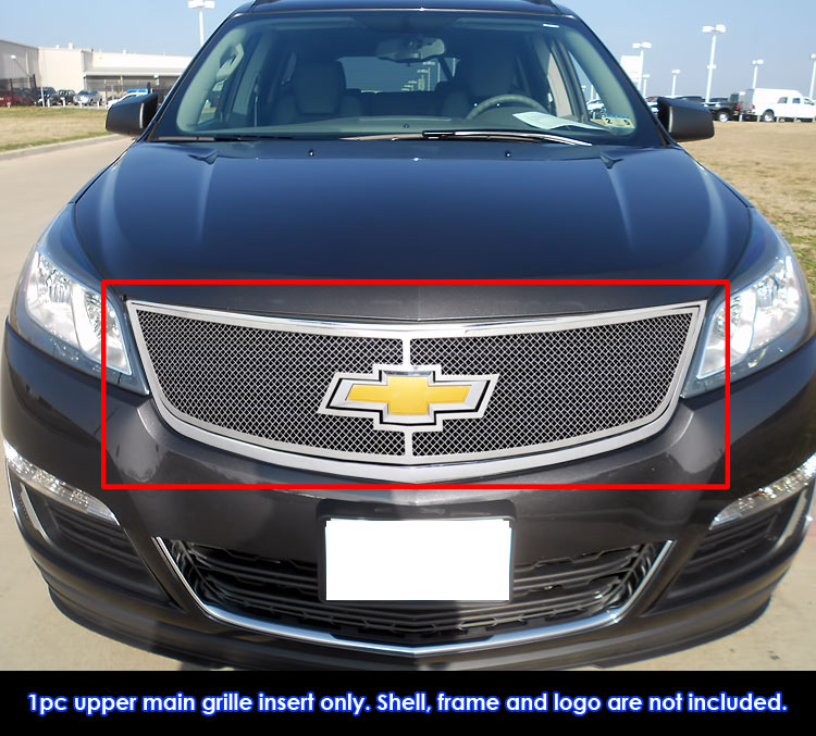 2013-2017 Chevy Traverse Logo Show Main Upper Wire Mesh Grille