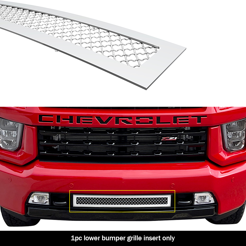 2020-2023 Chevy Silverado 2500 /2020-2023 Chevy Silverado 3500 Lower Bumper Wire Mesh Grille