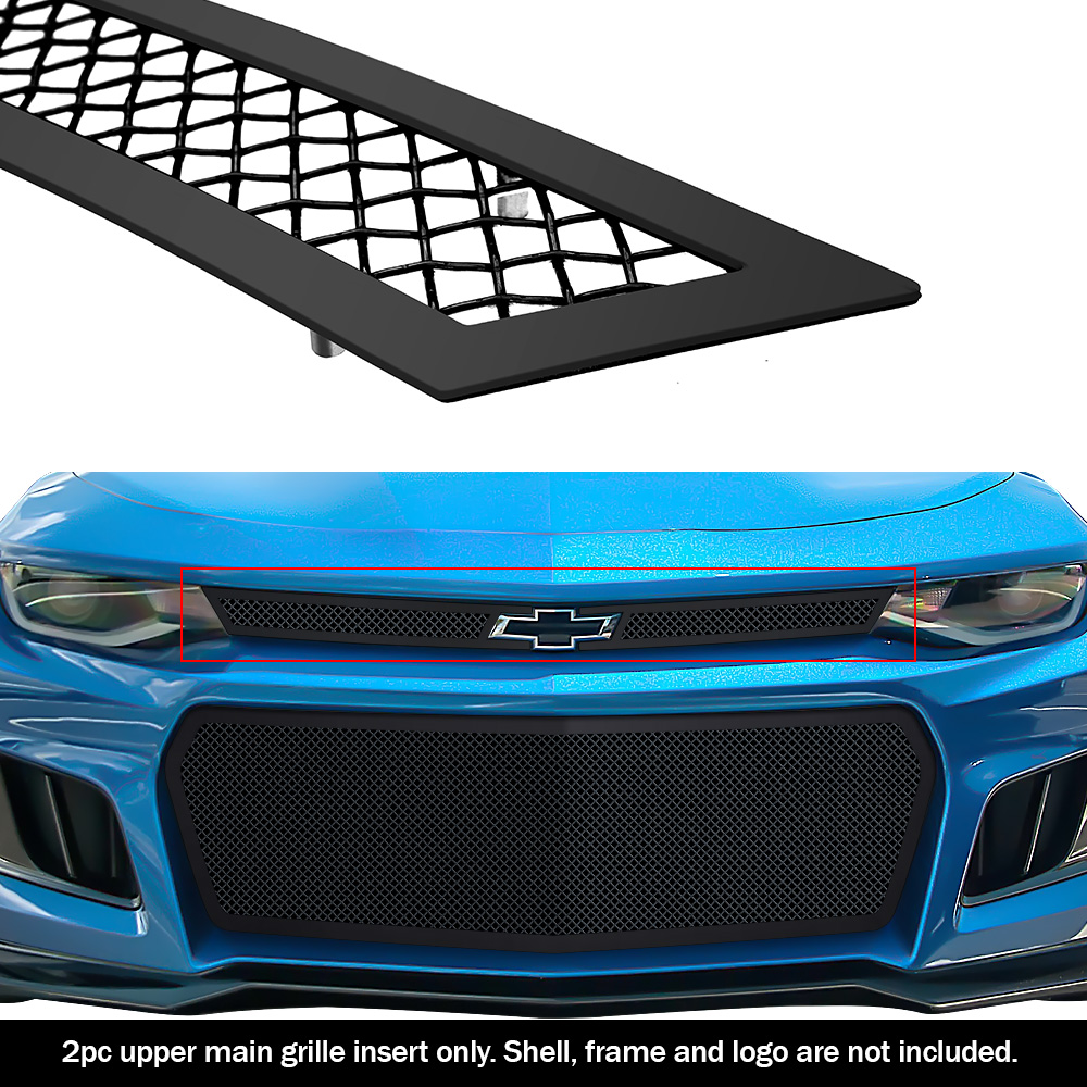 2019-2024 Chevy Camaro ZL1 Main Upper Black Wire Mesh Grille