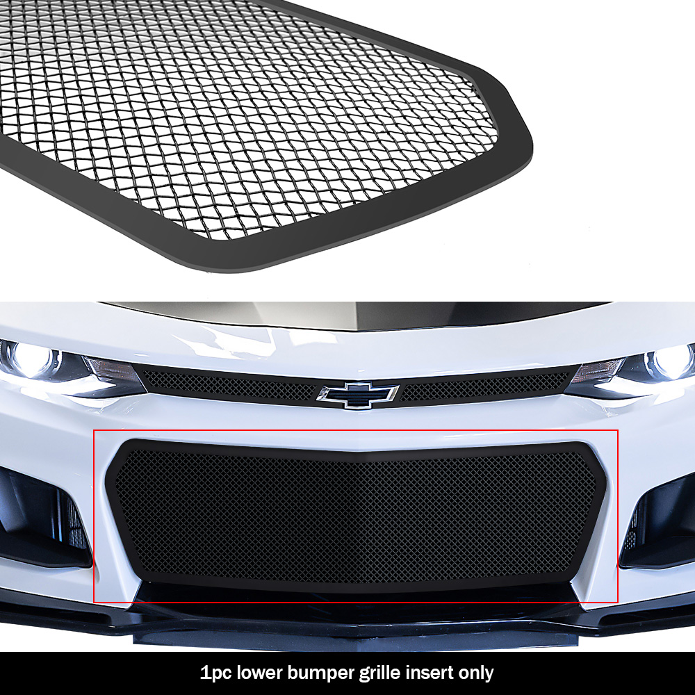 2019-2024 Chevy Camaro ZL1 Lower Bumper Black Wire Mesh Grille