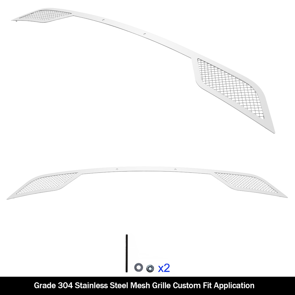 2016-2018 Chevy Silverado 1500 (Incl. 2019 Silverado 1500 LD) Without Tow Hook Lower Bumper Wire Mesh Grille
