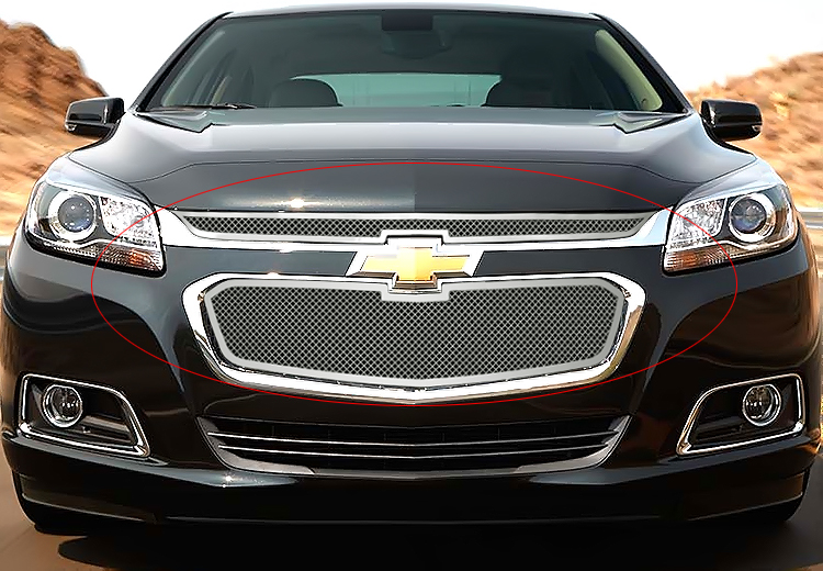 2016-2016 Chevy Malibu Limited (2016 Malibu fits Limited model only)/2014-2015 Chevy Malibu Main Upper Wire Mesh Grille