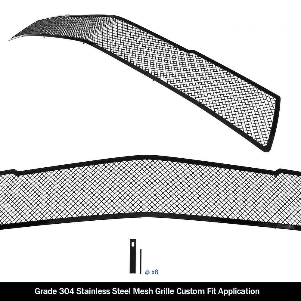2016-2018 Chevy Camaro LT Lower Bumper Black Wire Mesh Grille
