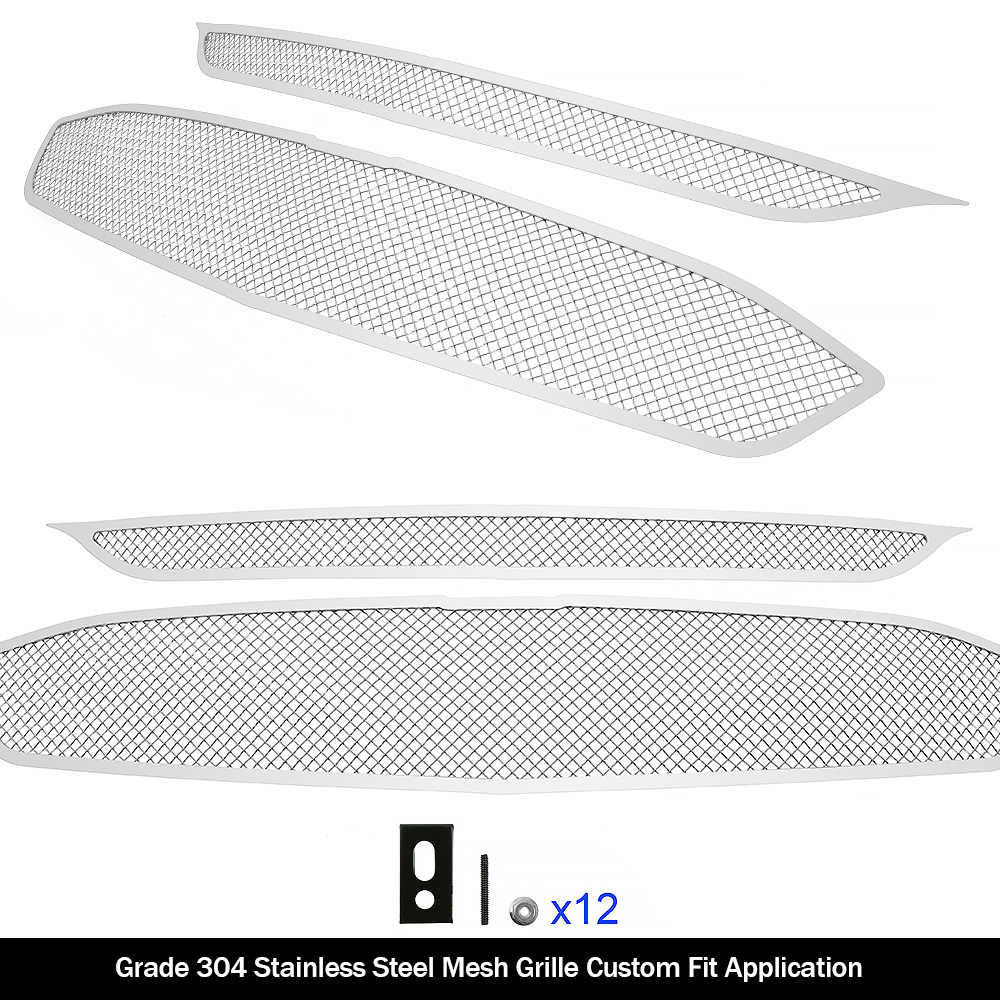 2016-2018 Chevy Malibu (Not for Limited Model) Main Upper Wire Mesh Grille