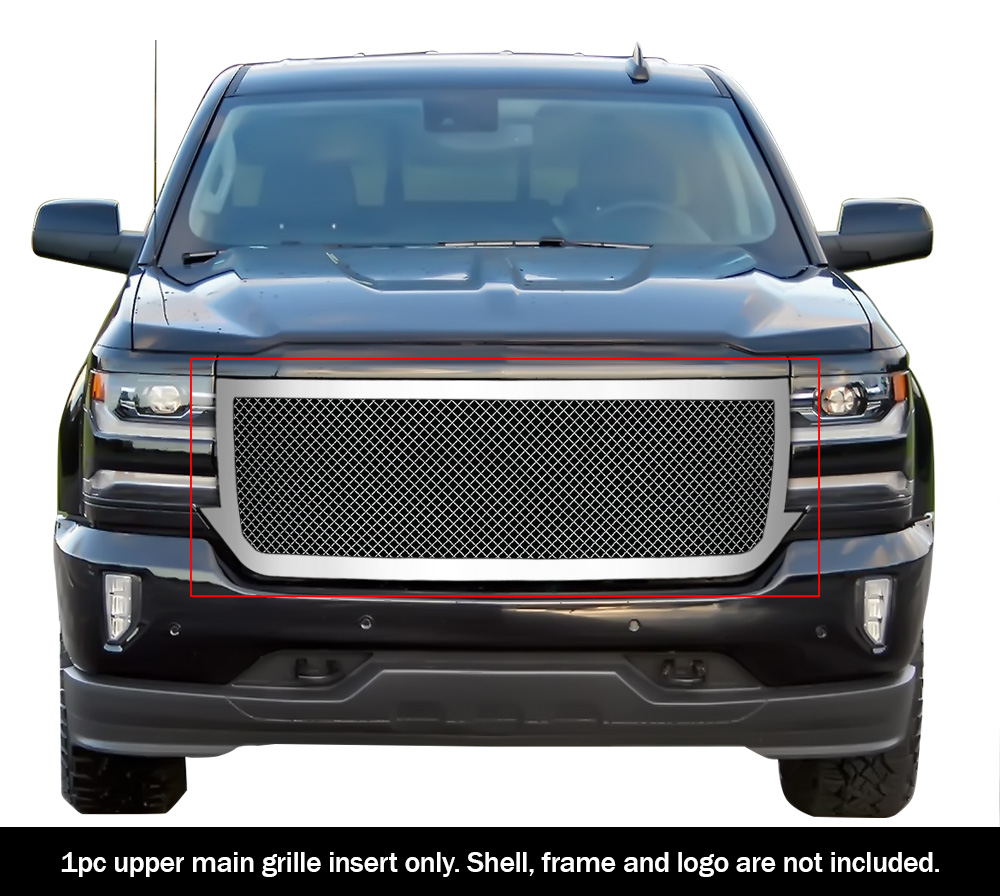 2016-2018 Chevy Silverado 1500 /2019 Chevy Silverado 1500 LD Main Upper Wire Mesh Grille