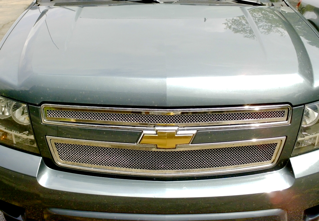 2007-2014 Chevy Avalanche /2007-2014 Chevy Suburban /2007-2014 Chevy Tahoe Not For Hybrid Main Upper Wire Mesh Grille