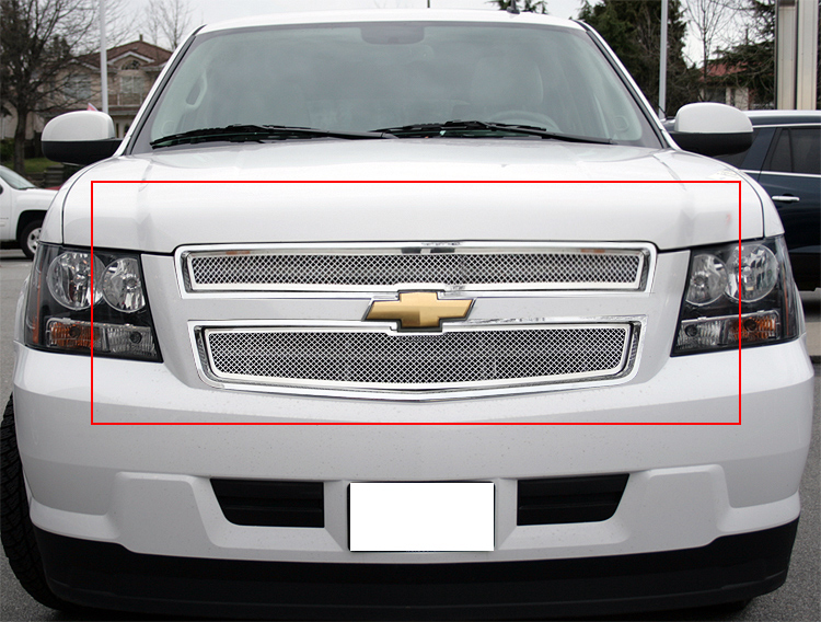 2009-2013 Chevy Tahoe Hybrid Main Upper Wire Mesh Grille