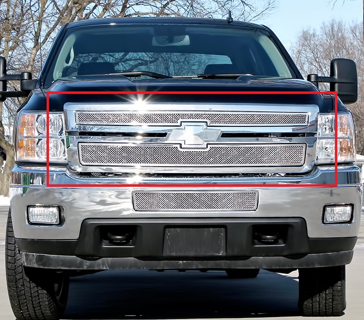 2011-2014 Chevy Silverado 2500 HD /2011-2014 Chevy Silverado 3500 HD Main Upper Wire Mesh Grille