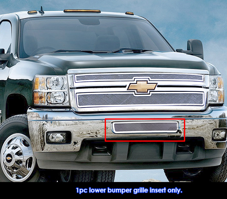 2011-2014 Chevy Silverado 2500 HD /2011-2014 Chevy Silverado 3500 HD Lower Bumper Wire Mesh Grille