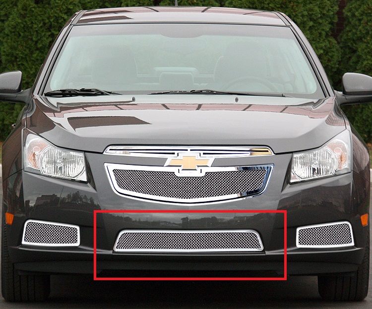 2011-2014 Chevy Cruze Not for RS Package and Turbo Lower Bumper Wire Mesh Grille