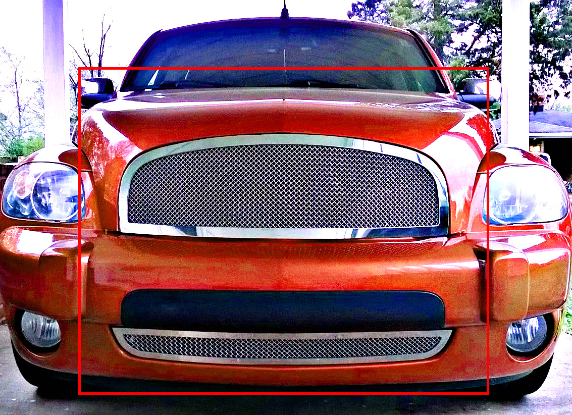 2006-2011 Chevy HHR Not For SS and SS Panel model Main Upper + Lower Bumper Wire Mesh Grille