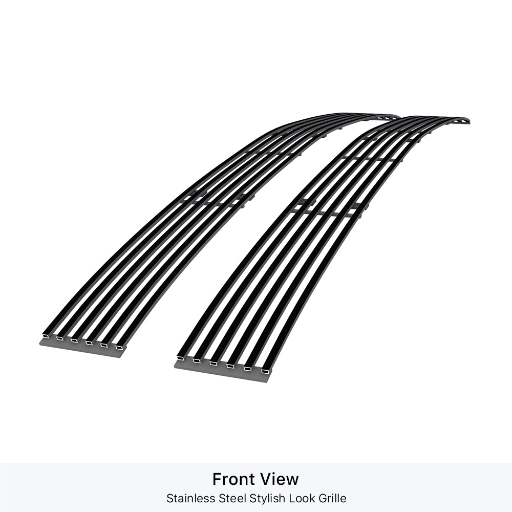 1994-1999 Chevy Blazer Not For S-10 Phantom Style /1994-1999 Chevy C/K Pickup Not For C2500 Single Light Phantom Style /1994-1999 Chevy Suburban Phantom Grille /1994-1999 Chevy Tahoe Phantom Grille Main Upper Black Stainless Steel Billet Grille