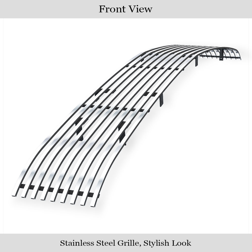 1994-1997 Chevy Blazer Phantom Grille With Sealed Beam/1994-1997 Chevy S-10 Main Upper Stainless Steel Billet Grille