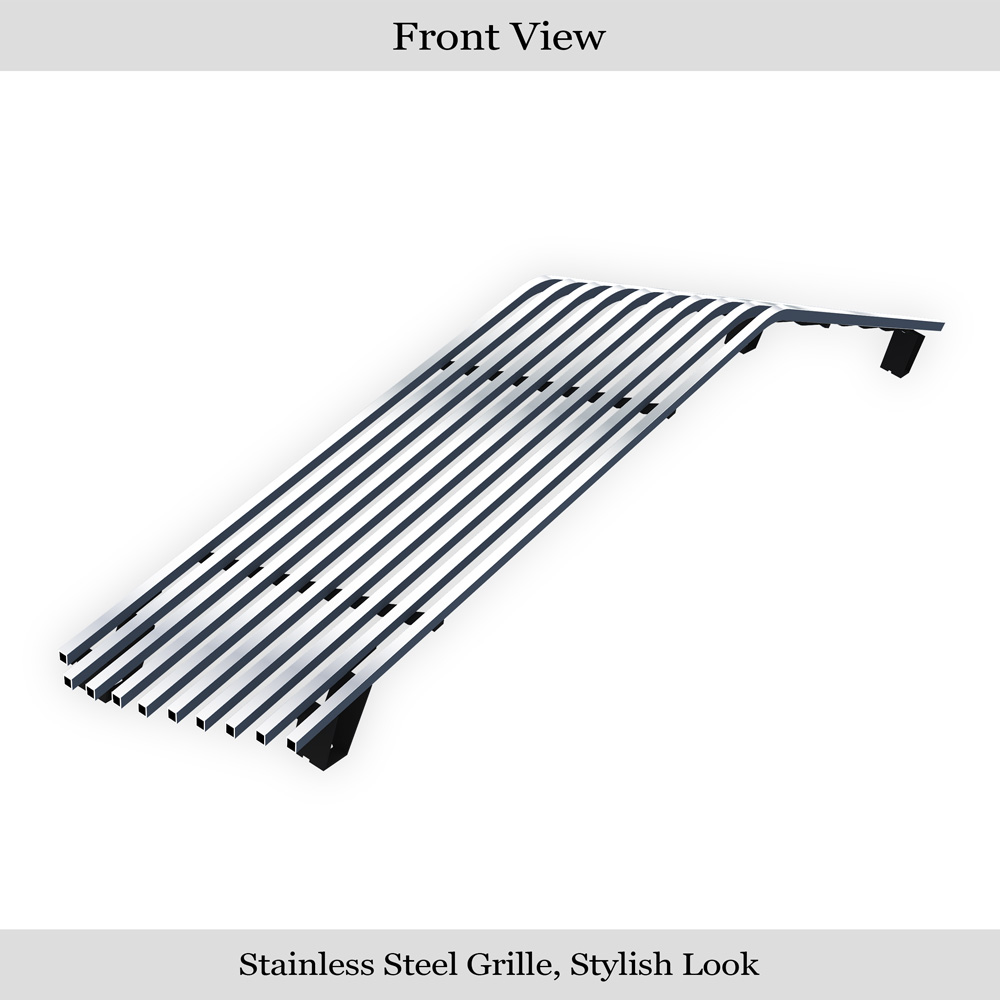 1974-1977 Chevy Camaro Main Upper Stainless Steel Billet Grille