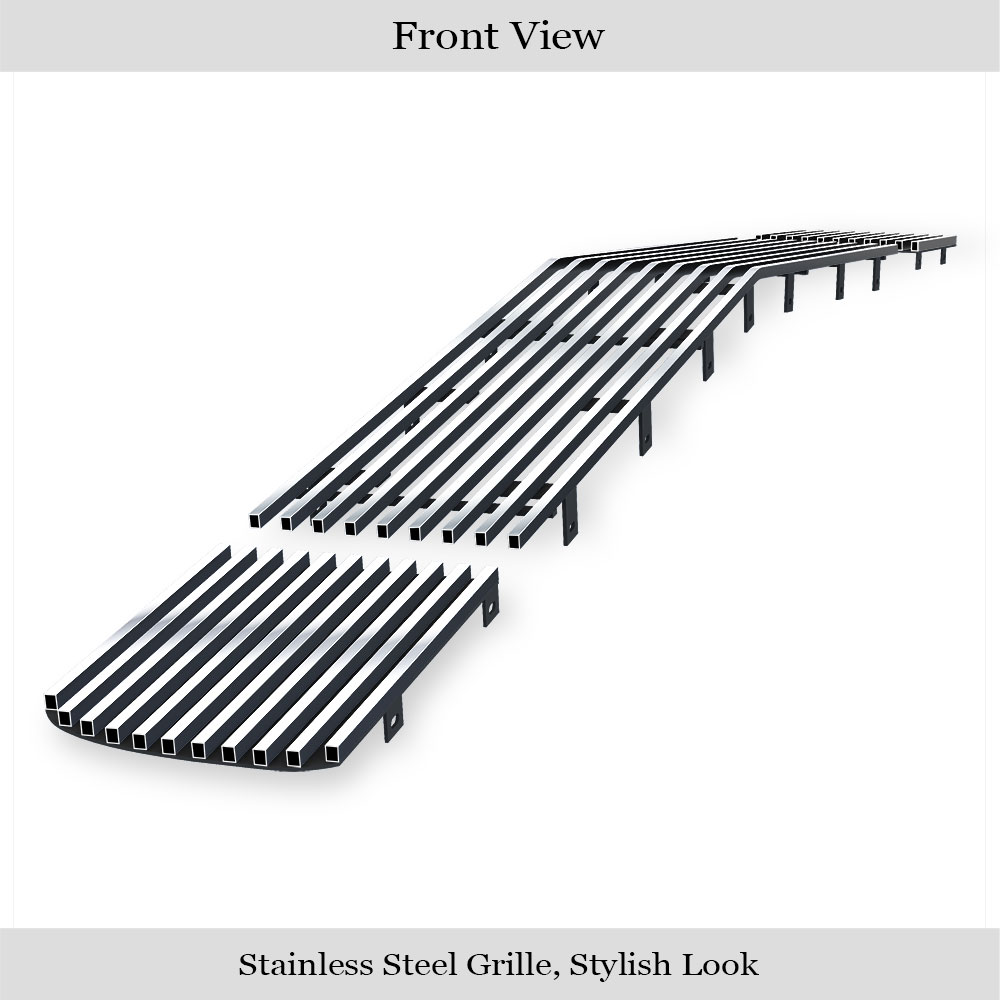1967-1968 Chevy Camaro RS Main Upper Stainless Steel Billet Grille