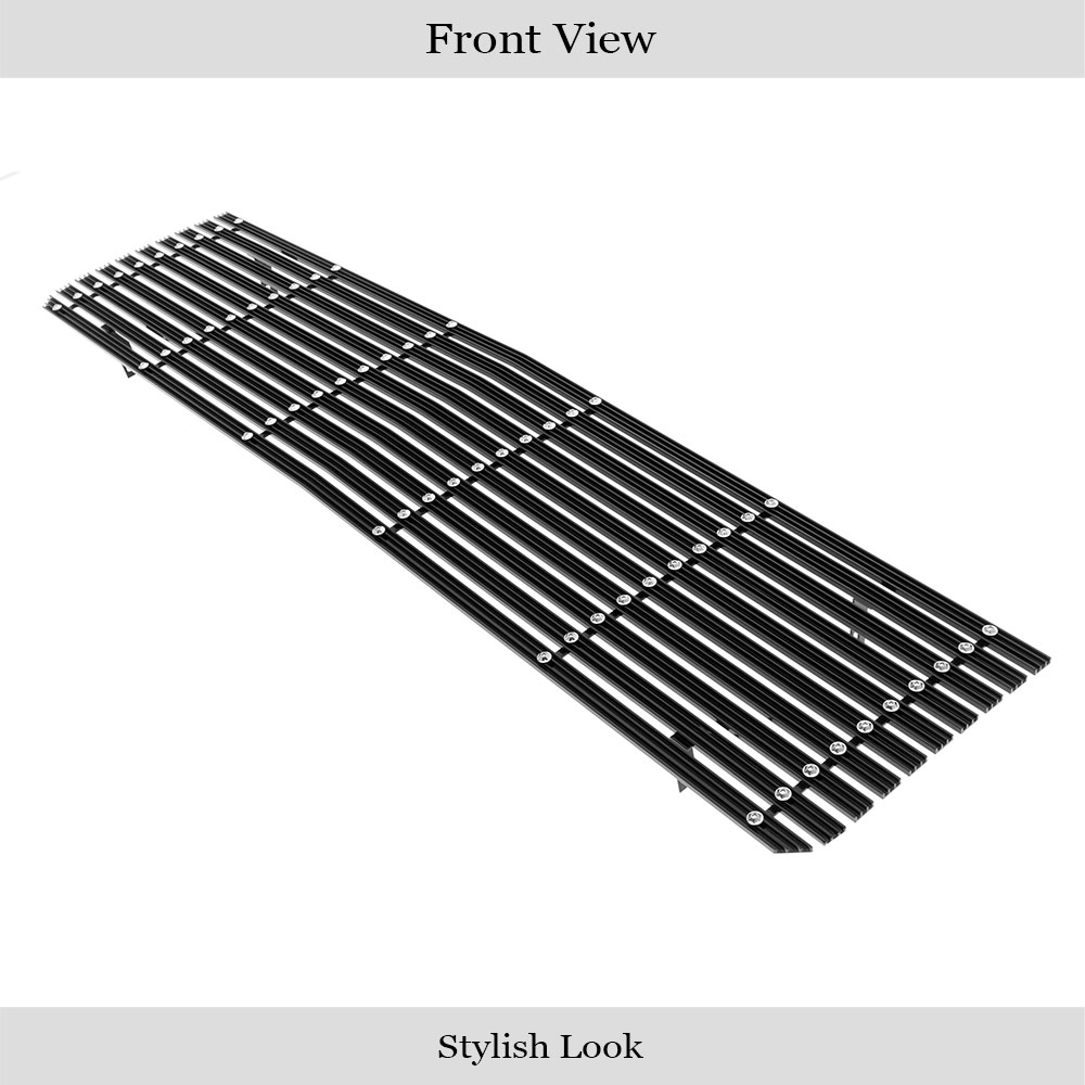 1973-1980 Chevy Blazer /1973-1980 Chevy C/K Pickup /1973-1980 Chevy Suburban /1973-1980 GMC C/K Pickup /1973-1980 GMC Suburban Main Upper Black Rugged Billet Grille