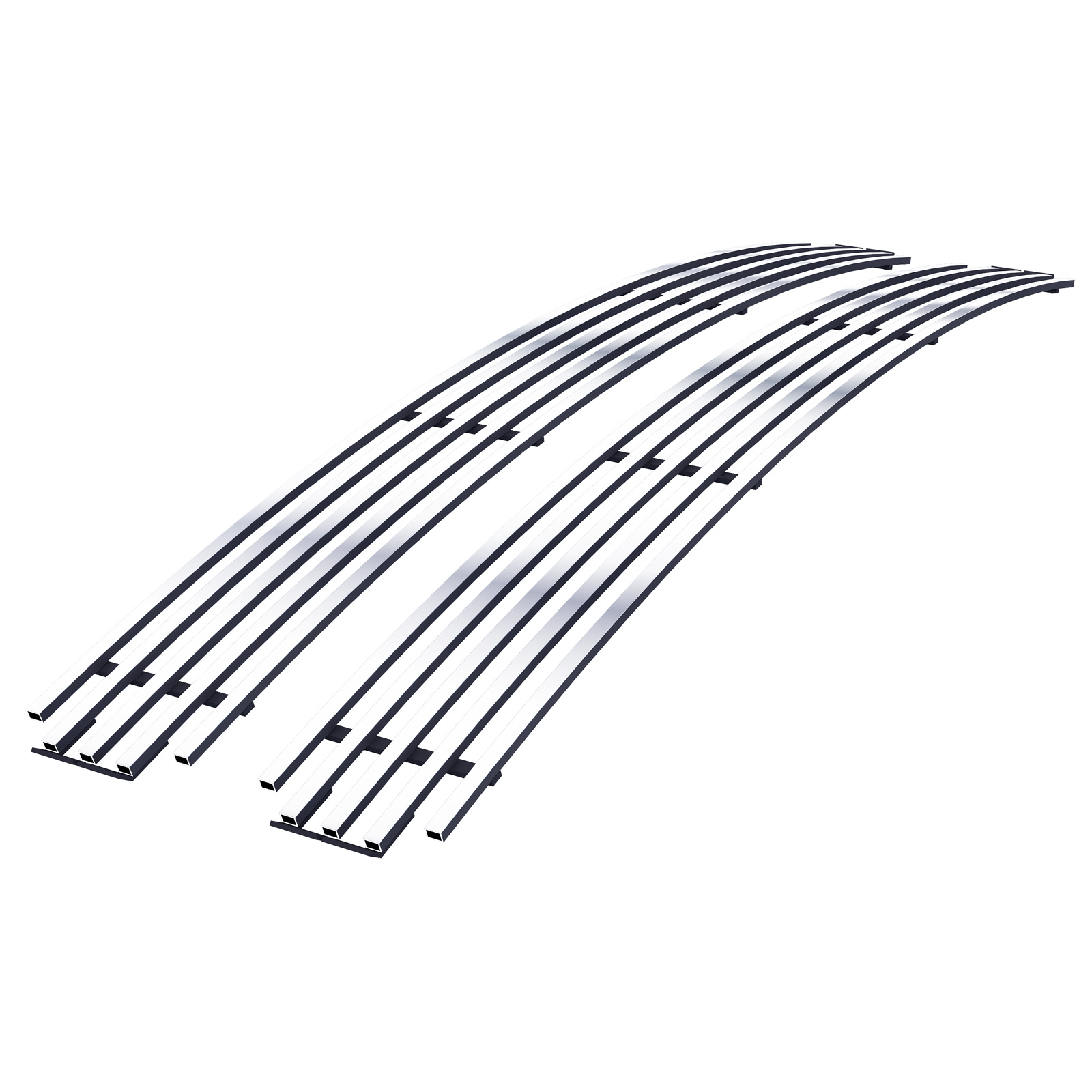 1994-1999 Chevy Blazer Not For S-10/1994-1999 Chevy C/K Pickup Not For C2500 Single Light/1994-1999 Chevy Suburban /1995-1999 Chevy Tahoe Main Upper Stainless Steel Billet Grille