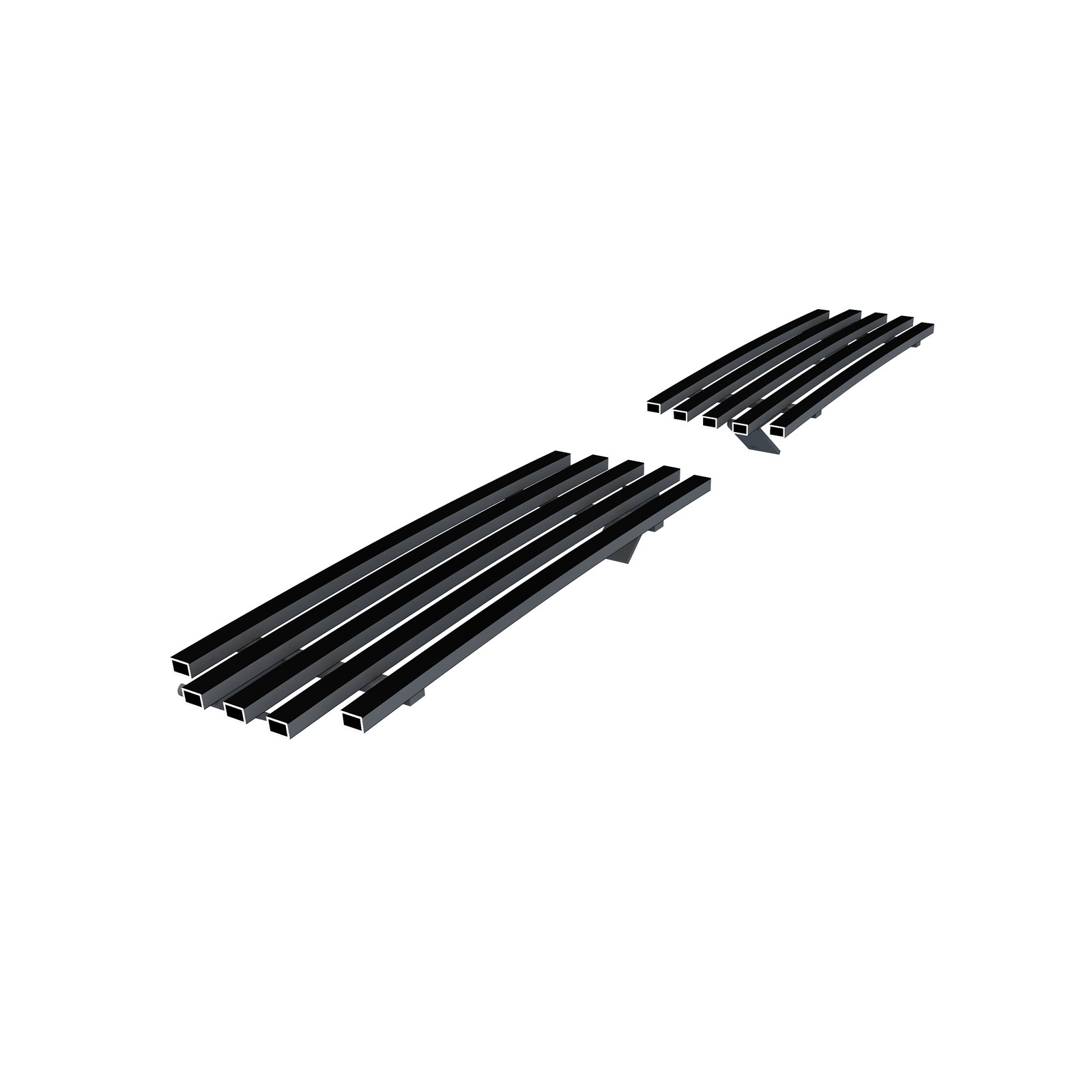 1999-2002 Chevy Silverado 1500 /2000-2006 Chevy Suburban Only For Z71 And With Round Fog Lamps/2000-2006 Chevy Tahoe Only For Z71 And With Round Fog Lamps Tow Hook Black Stainless Steel Billet Grille