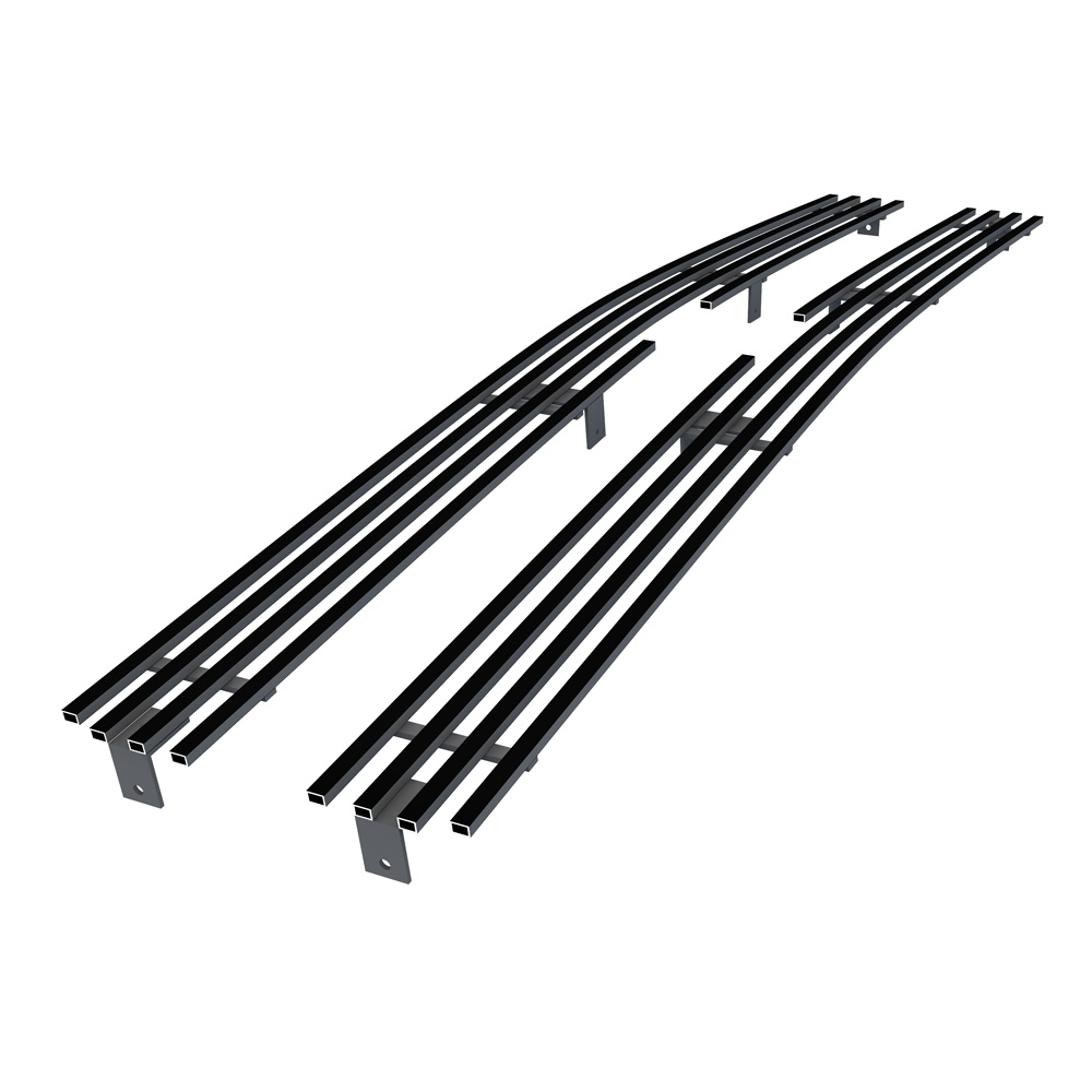 1991-1992 Chevy S-10 Blazer/1991-1992 Chevy S-10 Main Upper Black Stainless Steel Billet Grille