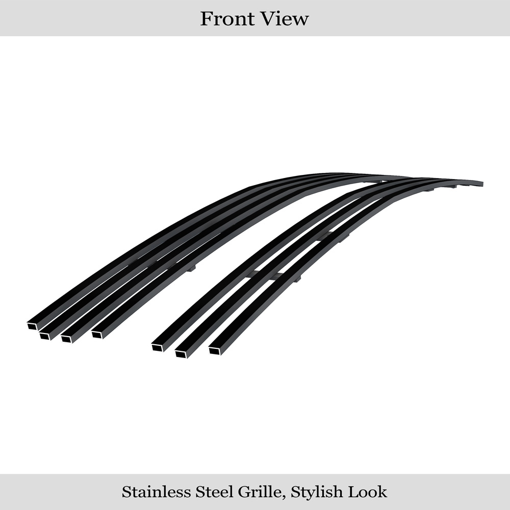 1998-2005 Chevy Blazer Criss Cross /1998-2004 Chevy S-10 Criss Cross Main Upper Black Stainless Steel Billet Grille