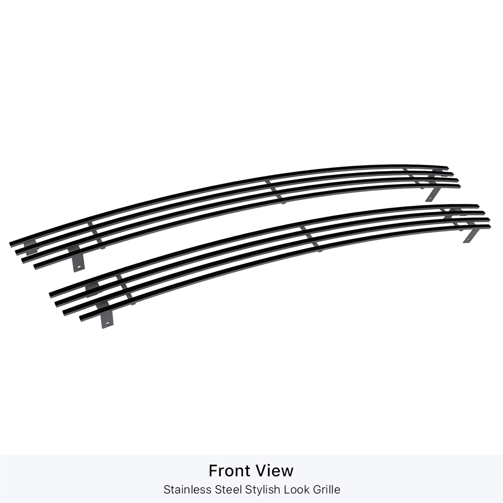 1999-2002 Chevy Silverado 1500 /2000-2006 Chevy Suburban /2000-2006 Chevy Tahoe Main Upper Black Stainless Steel Billet Grille