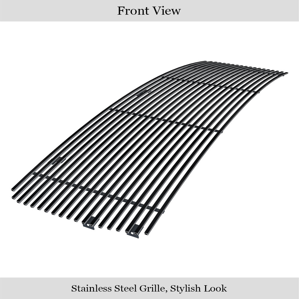 2003-2009 Chevy Kodiak C4500 For Upgrade Model/2003-2009 Chevy Kodiak C5500 For Upgrade Model/2003-2009 Chevy Kodiak C6500 For Upgrade Model Main Upper Black Stainless Steel Billet Grille