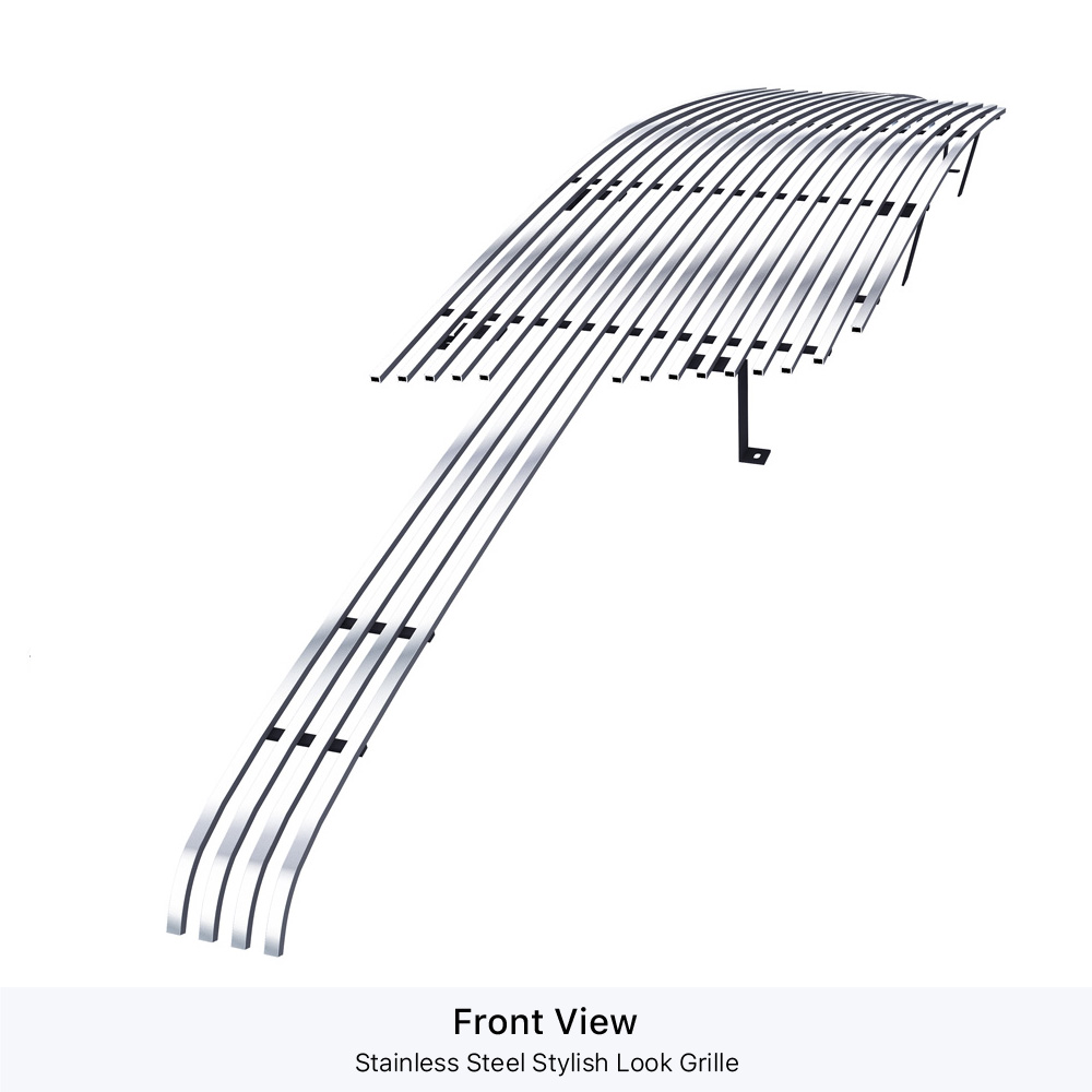 2005-2006 Chevy Silverado 2500 Full Face/2005-2006 Chevy Silverado 3500 Full Face Main Upper Stainless Steel Billet Grille