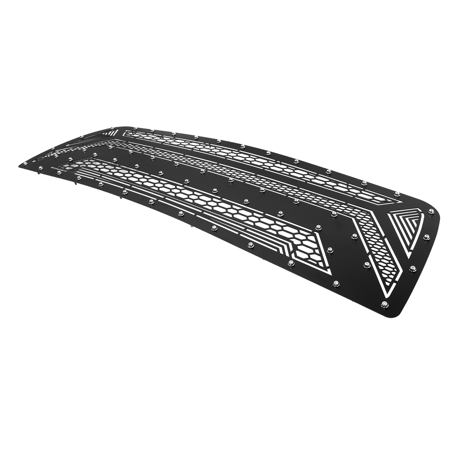 2010-2012 Dodge Ram 2500 Only Fit Recessed Center Vertical Bar/2010-2012 Dodge Ram 3500 Only Fit Recessed Center Vertical Bar Main Upper Sheet Grille