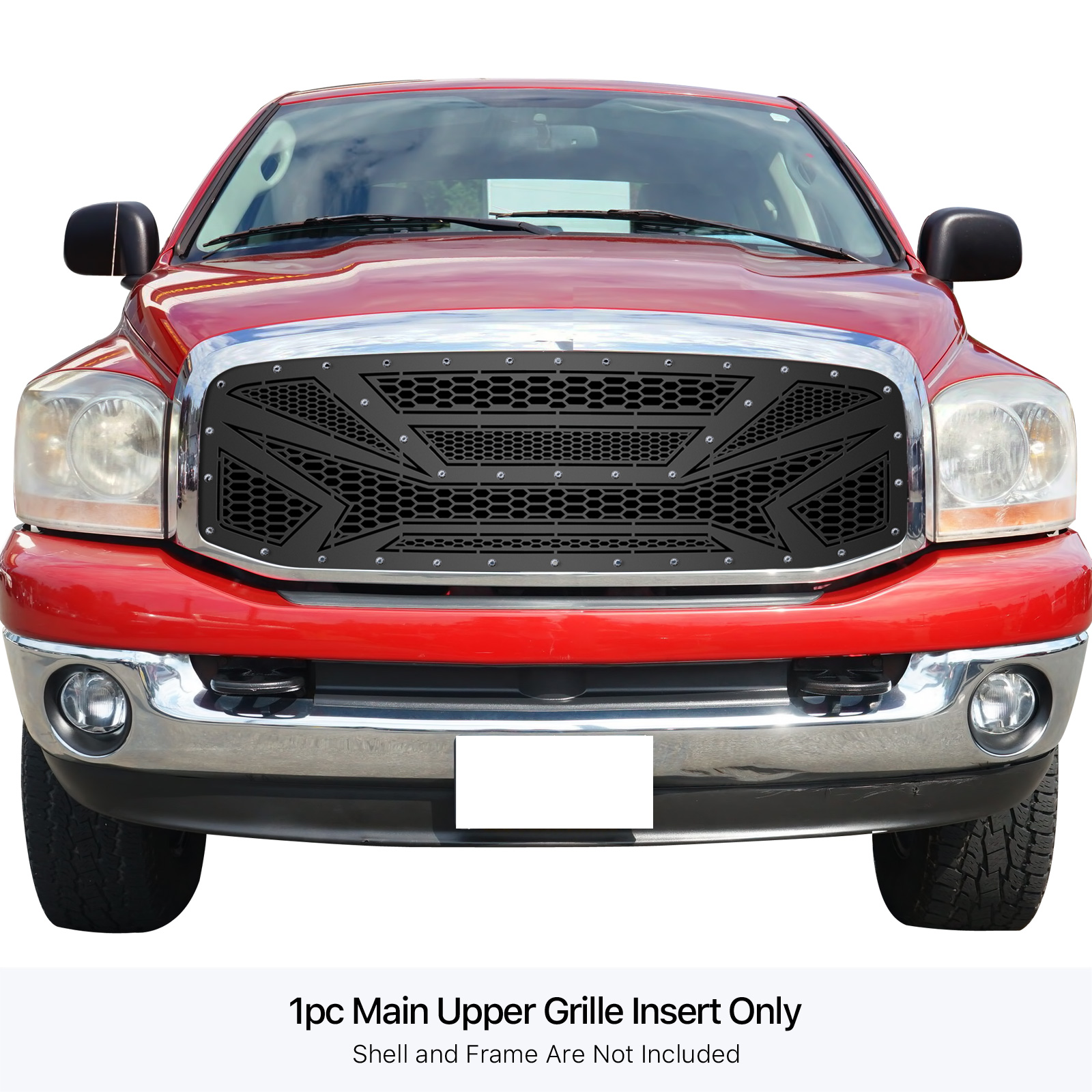 2006-2008 Ram 1500 /2006-2009 Dodge Ram 2500 /2006-2009 Dodge Ram 3500 Main Upper Sheet Grille