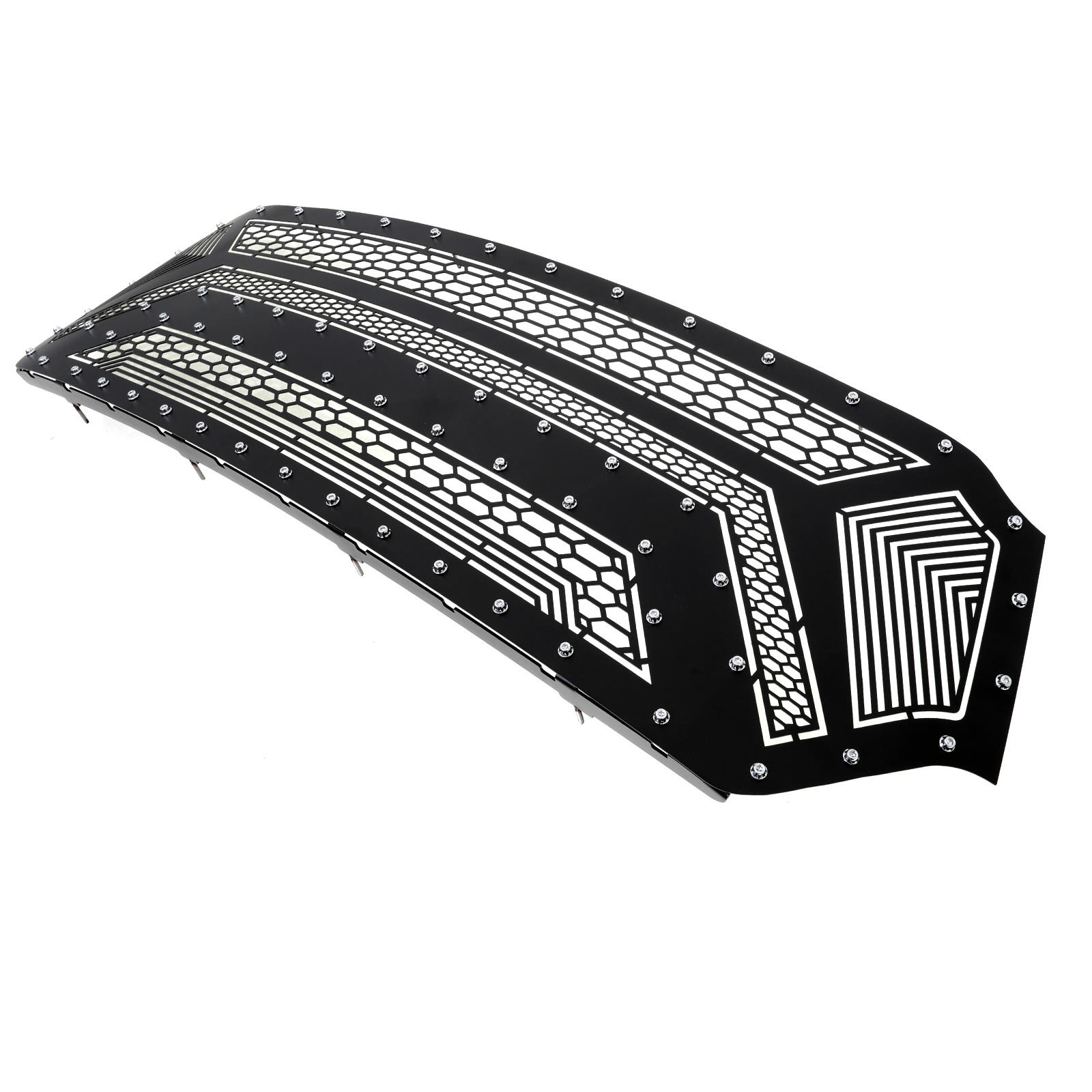 2019-2024 Ram 1500 Laramie/Lone Star/Big Horn/Tradesman (Excl. 19-24 Ram 1500 Classic; Excl. Laramie Limited) Main Upper Sheet Grille