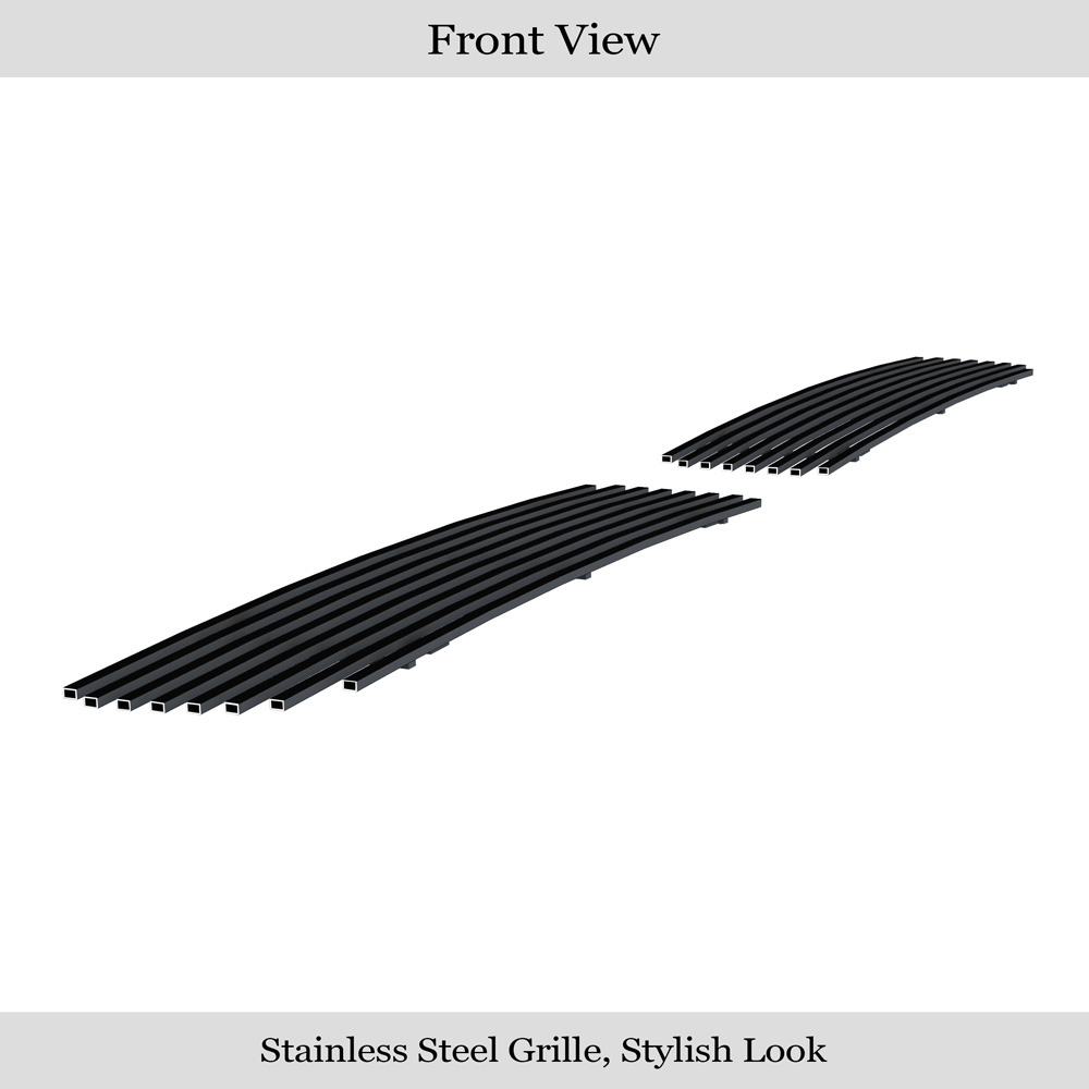 2004-2006 Dodge Ram SRT 10 Lower Bumper Black Stainless Steel Billet Grille