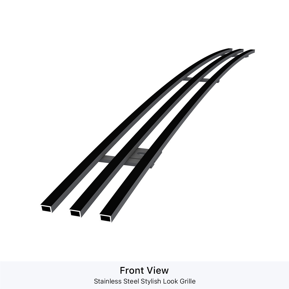 2015-2018 Ram 1500 Rebel Lower Bumper Black Stainless Steel Billet Grille