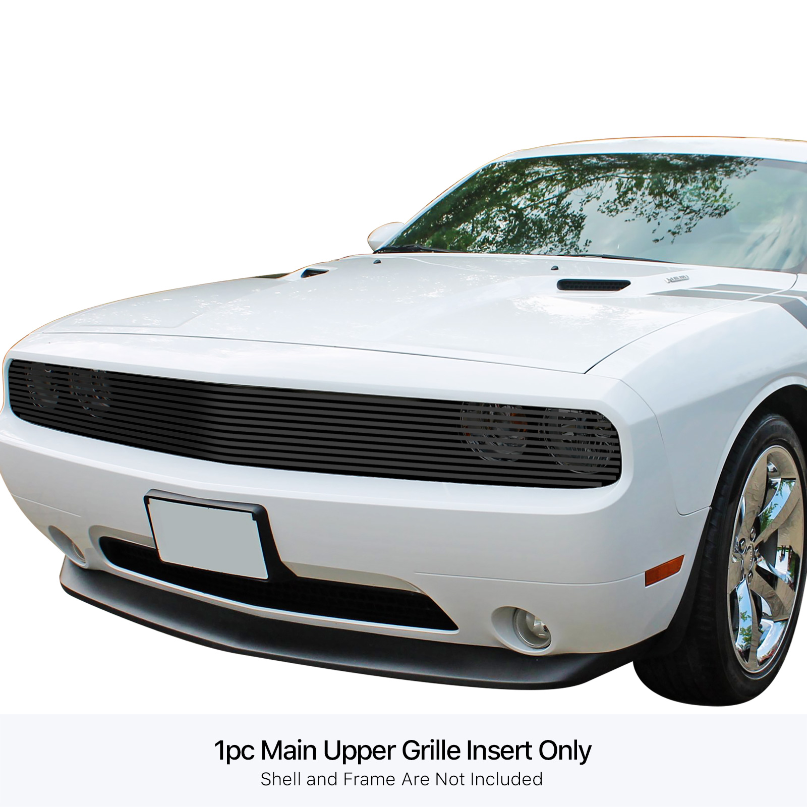 2009-2014 Dodge Challenger Phantom Main Upper High Density SS Billet Grille