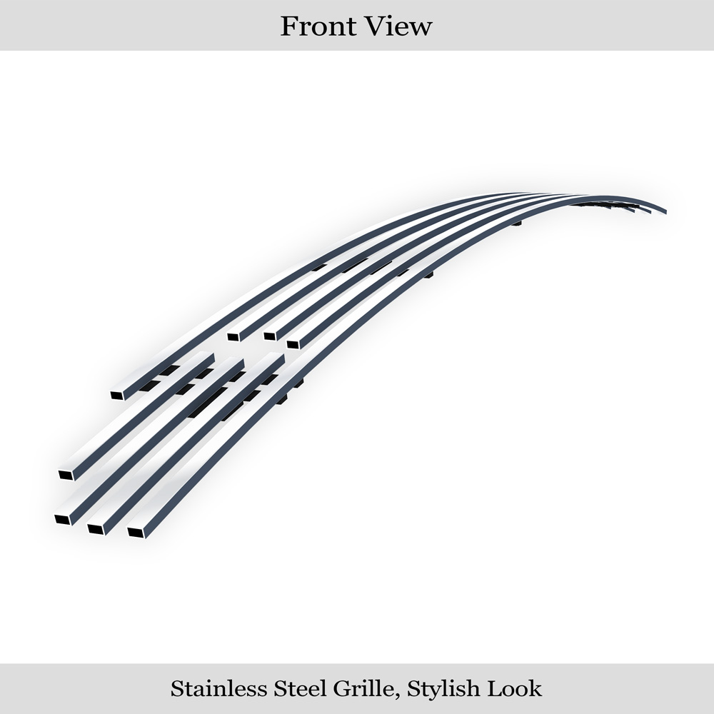 2019-2024 Ram 1500 With Sensor (Excl. 19-23 Ram 1500 Classic; Excl. Rebel And TRX) Lower Bumper Stainless Steel Billet Grille