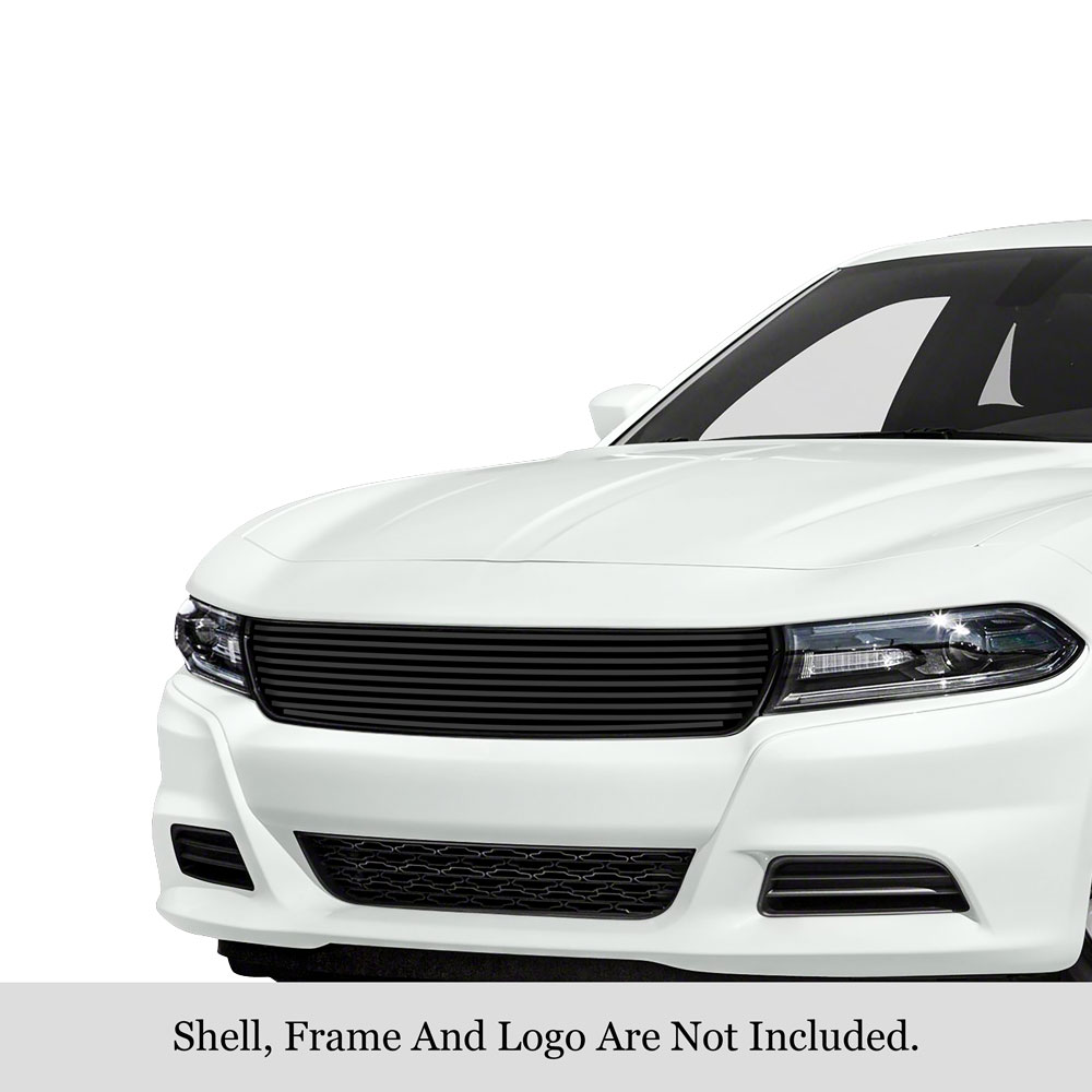 2015-2018 Dodge Charger (Not for Daytona and RT SCAT Pack and SRT)/2019-2023 Dodge Charger Only for SXT Main Upper Aluminum Billetuminum Billet Wide Grille