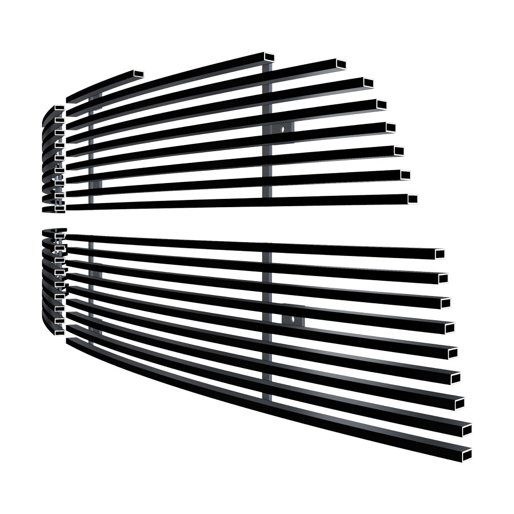 2009-2012 Dodge Ram 1500 Honeycomb Style Only Main Upper Black Stainless Steel Billet Grille