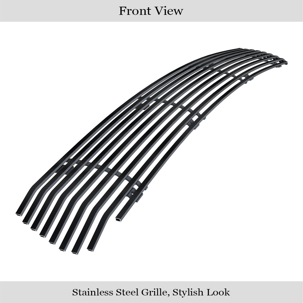 2018 Dodge Durango Only for RT and SRT Without Adaptive Cruise Control/2019-2020 Dodge Durango Only for GT and RT and SRT Without Adaptive Cruise Control Lower Bumper Black Stainless Steel Billet Grille