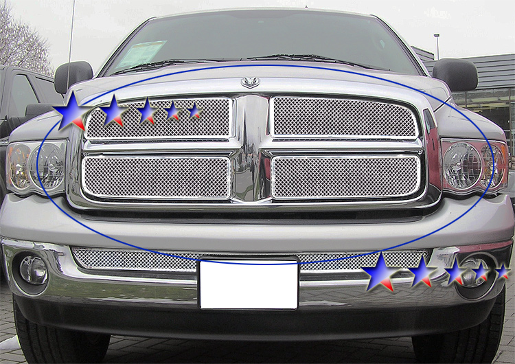 2002-2005 Dodge Ram Main Upper Wire Mesh Grille