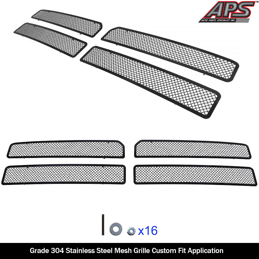 1994-2001 Dodge Ram Not For Sport Main Upper Black Wire Mesh Grille