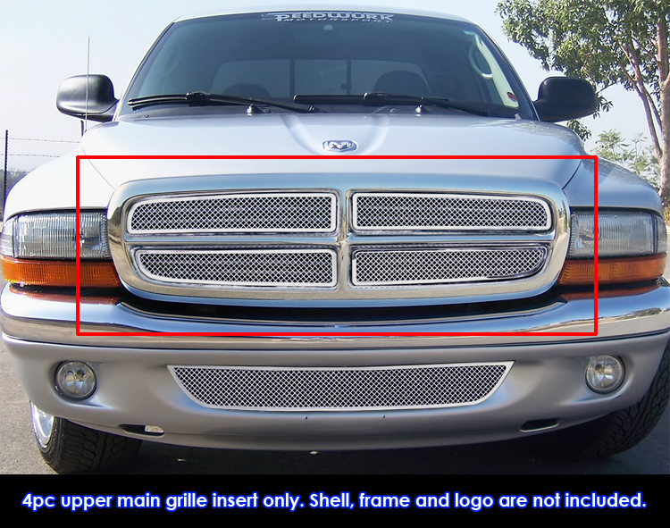 1997-2004 Dodge Dakota /1997-2003 Dodge Durango Main Upper Wire Mesh Grille