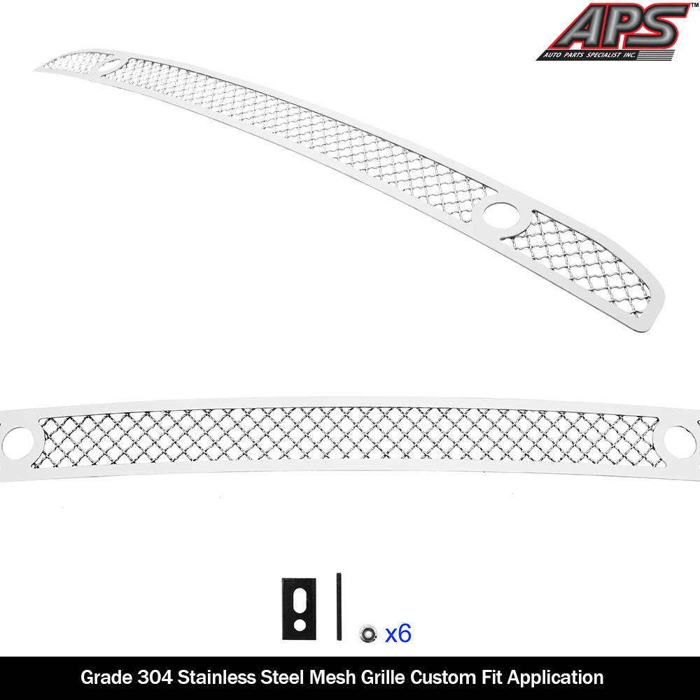2019-2024 Ram 1500 With Sensor (Excl. 19-23 Ram 1500 Classic; Excl. Rebel And TRX) Lower Bumper Wire Mesh Grille
