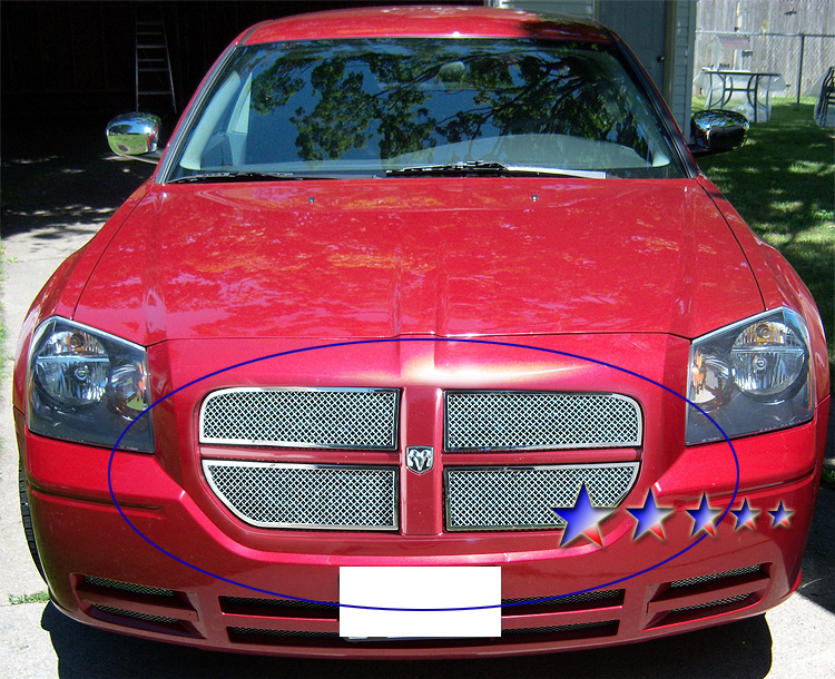 2005-2007 Dodge Magnum Except SRT8 Main Upper Wire Mesh Grille