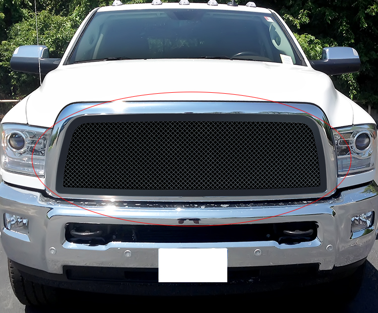 2013-2018 Ram 2500 /2013-2018 Ram 3500 Main Upper Black Wire Mesh Grille